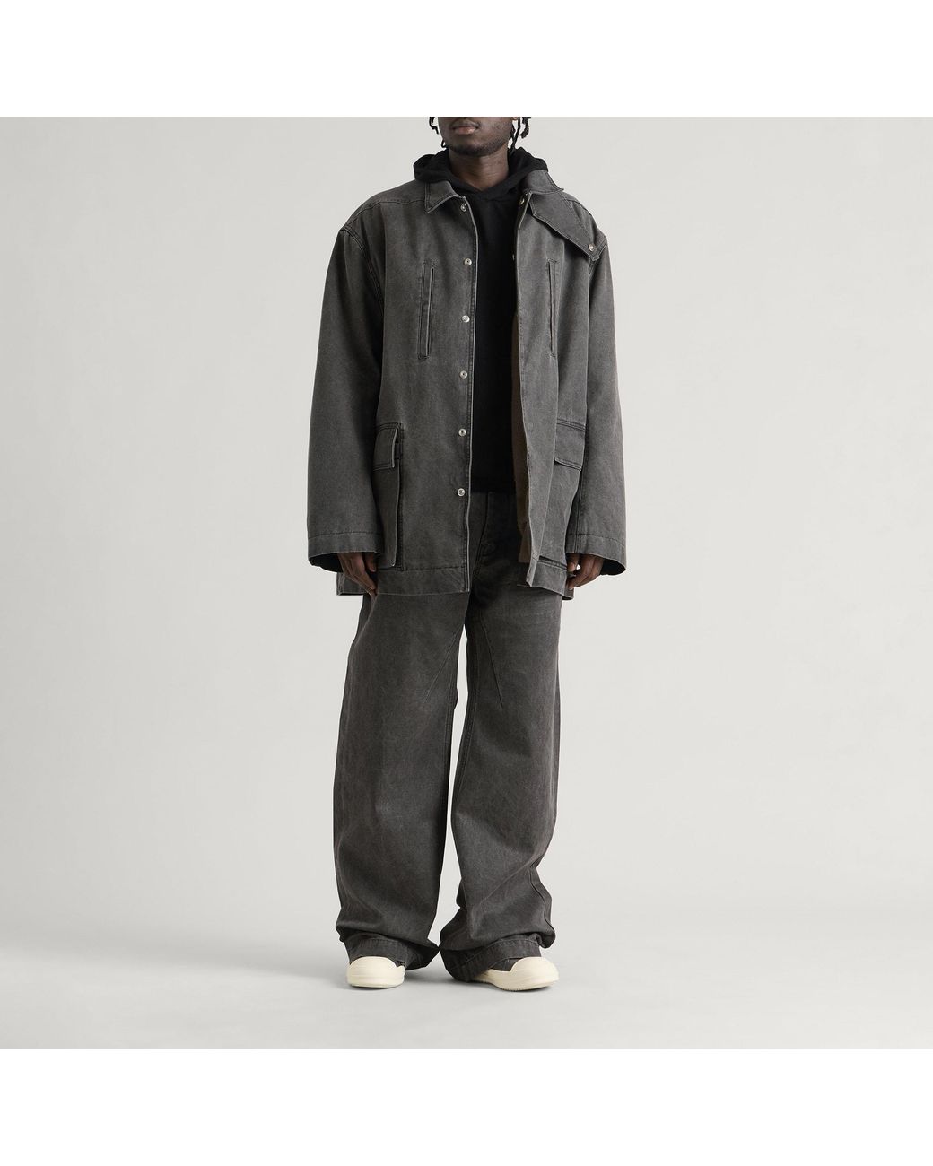 Rick Owens Gray Geth Jeans for men