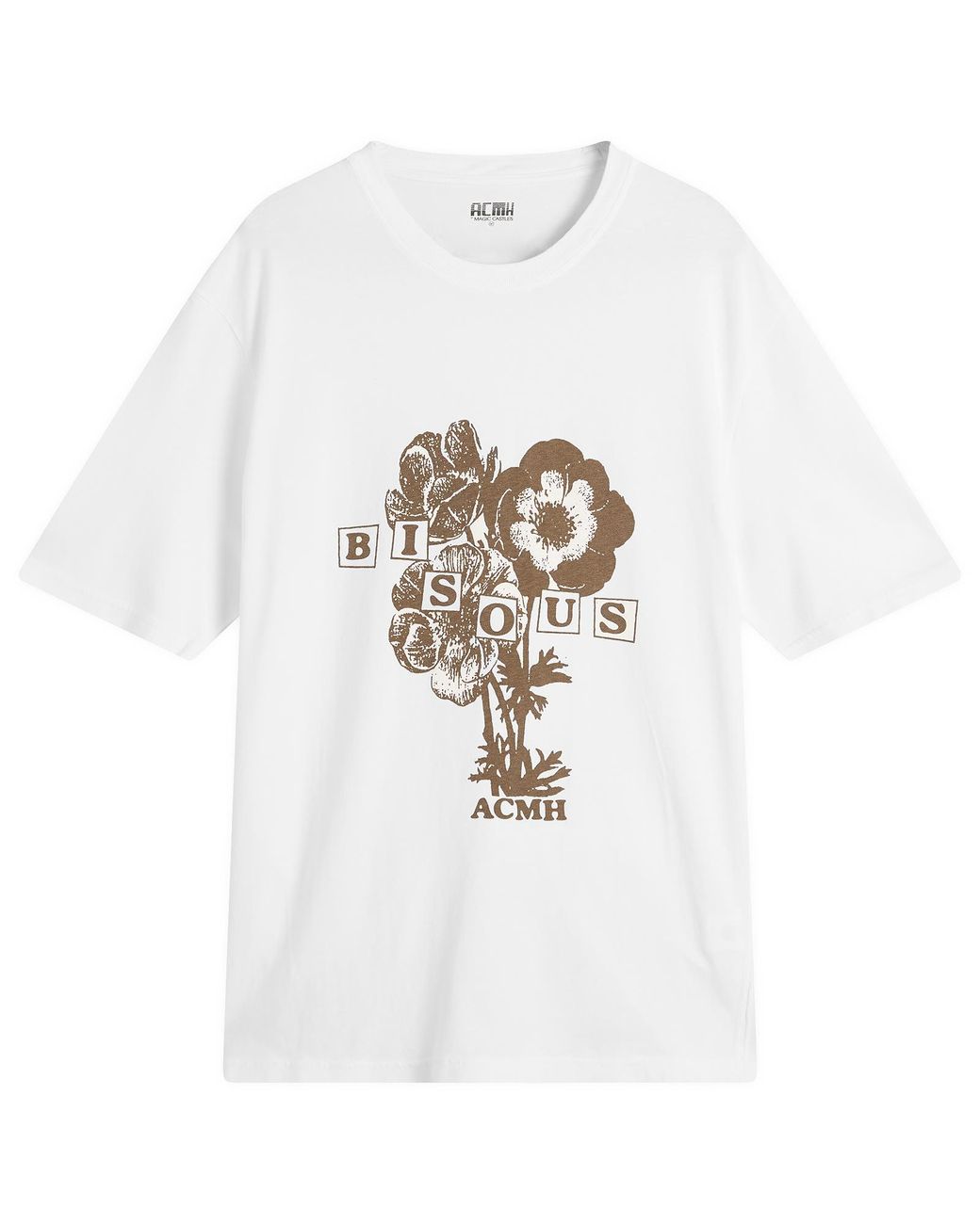 ACMH by Magic Castles White Bisous Ss T-Shirt for men