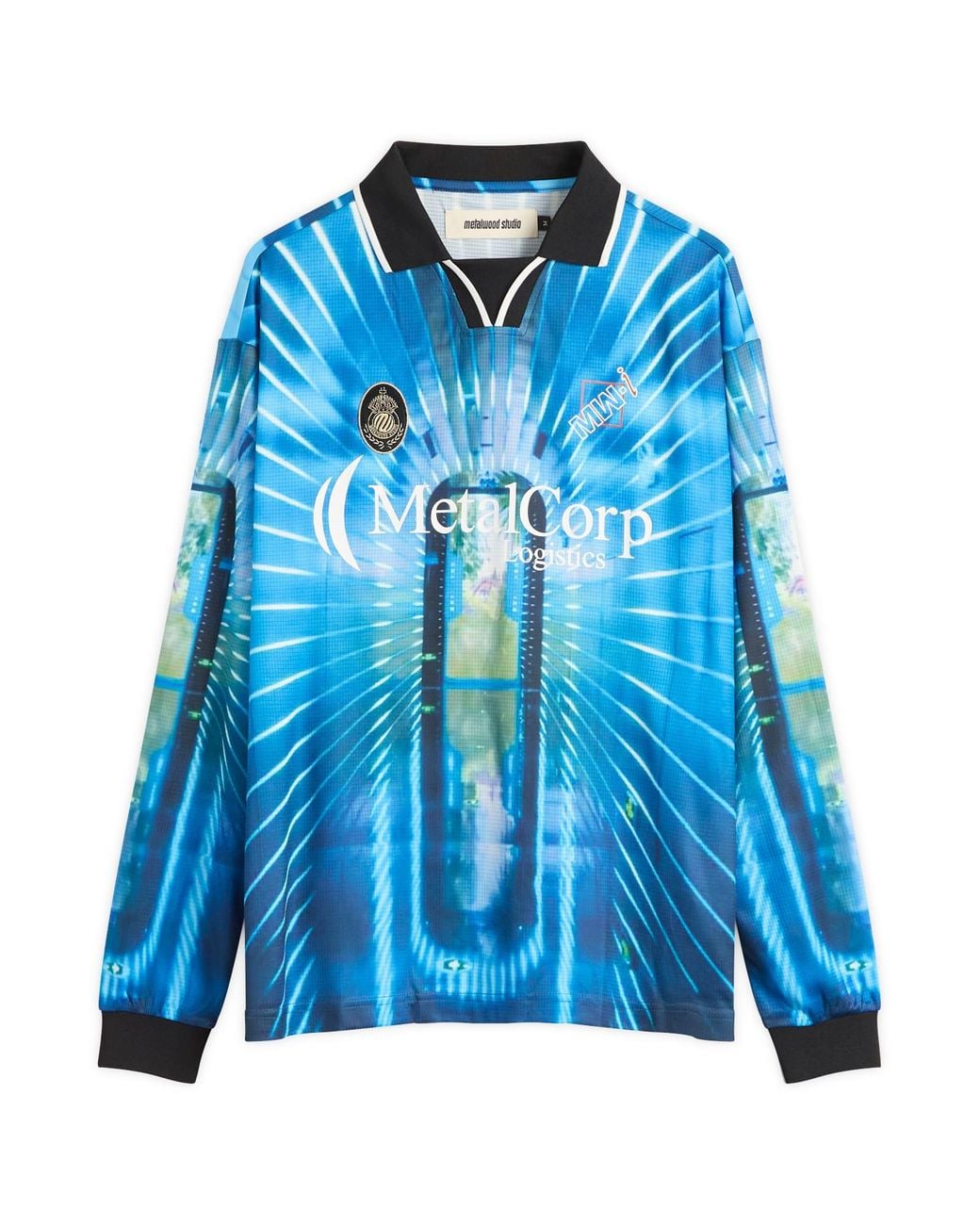 METALWOOD STUDIO Blue Ktv Long Sleeve Jersey for men