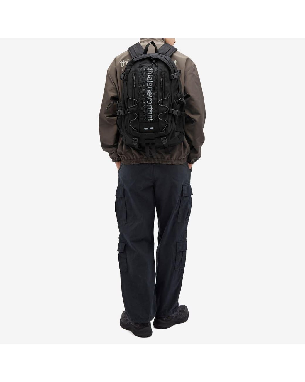 thisisneverthat Intl-Logo Backpack 30 in Black for Men | Lyst