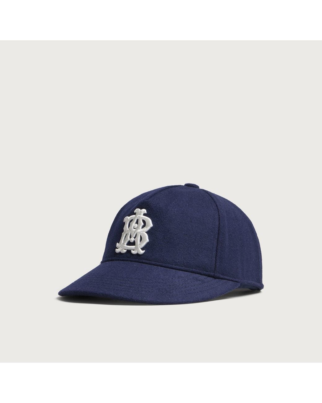 About Blank Blue Monogram Cap for men
