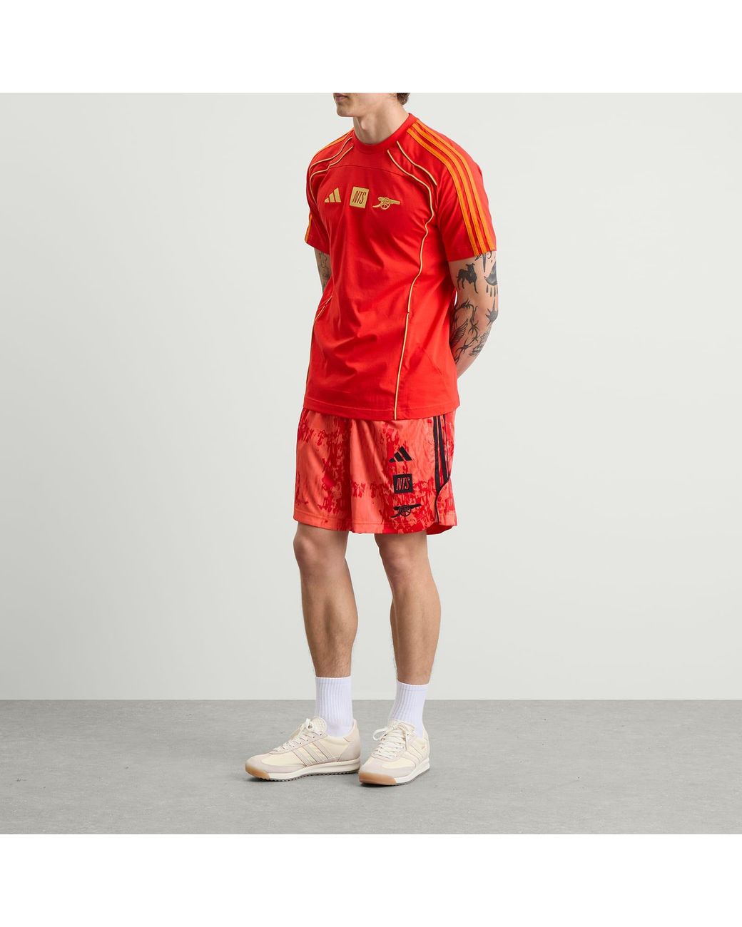 Adidas Red Arsenal Fc Nts Ubp Shorts