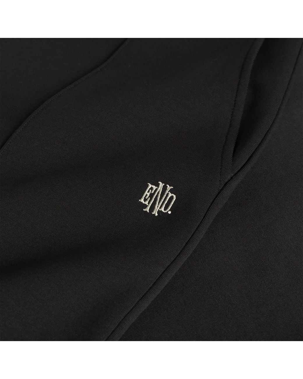 END. Black Compact Trackpant