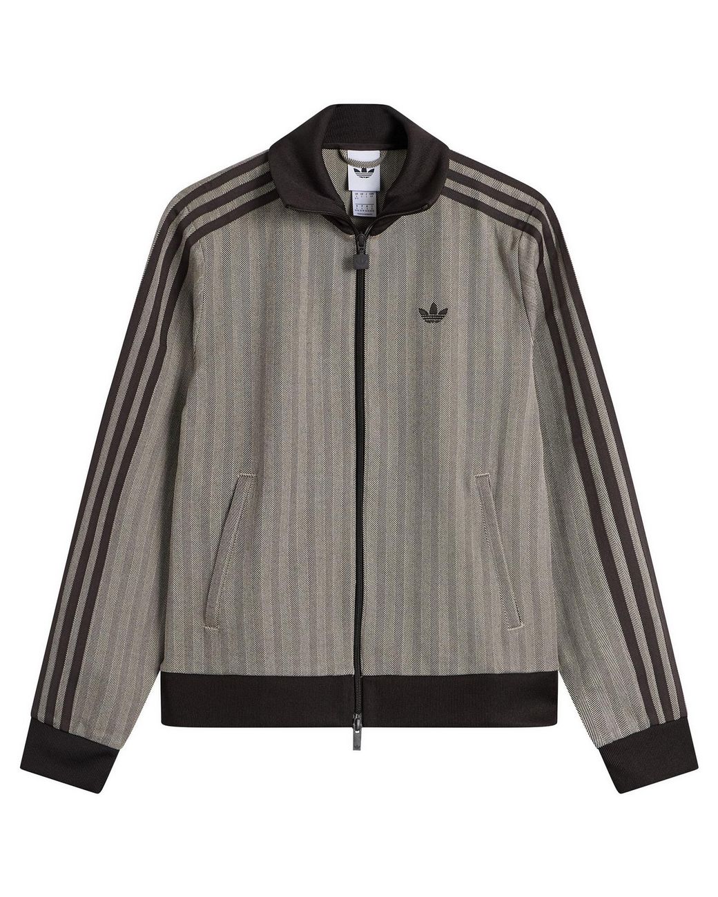 Adidas Gray Tweed Track Top