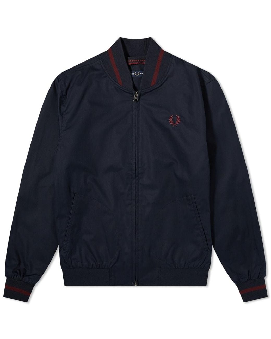 Fred Perry Tennis Bomber Jacket in Blue for Men | Lyst