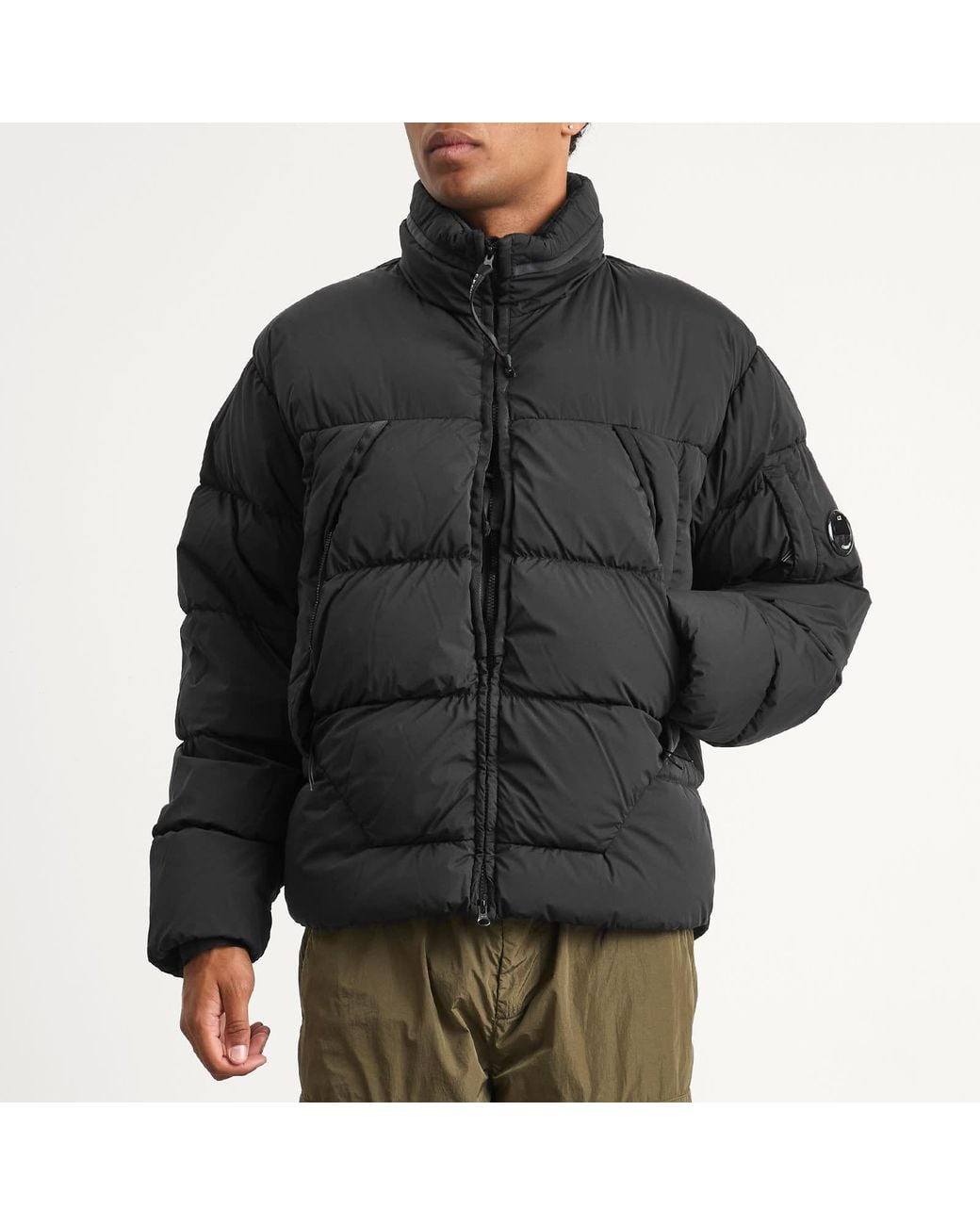 C P Company Black Nycra R Jacket for men