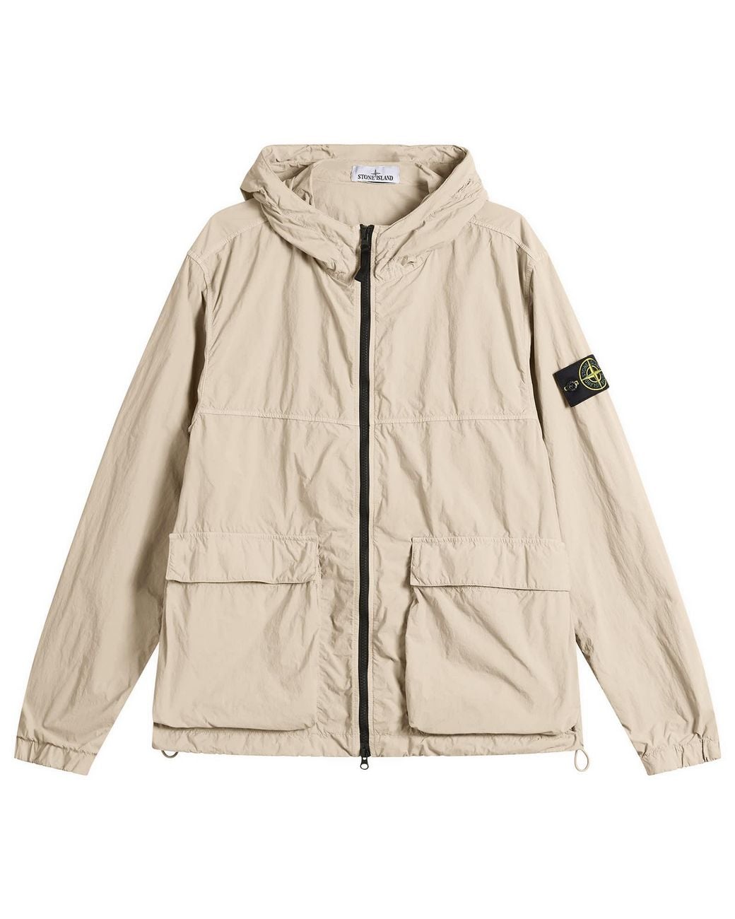Stone Island Natural Nylon Smerigliato-Tc Short Parka Jacket for men