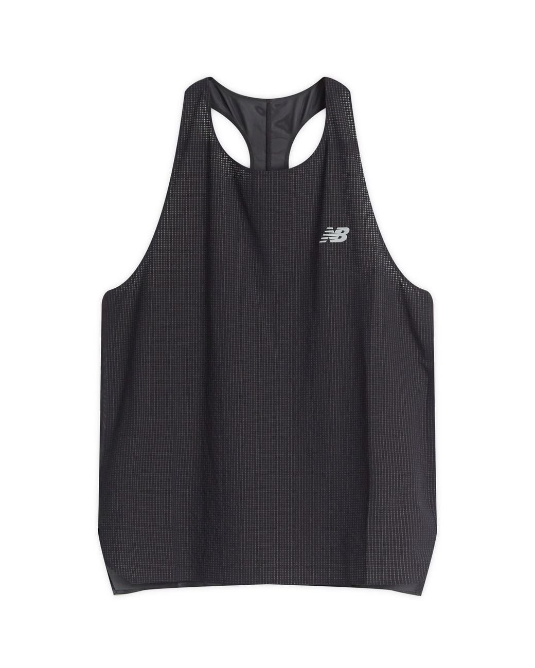 New Balance Black Race Day Ultra Light Singlet