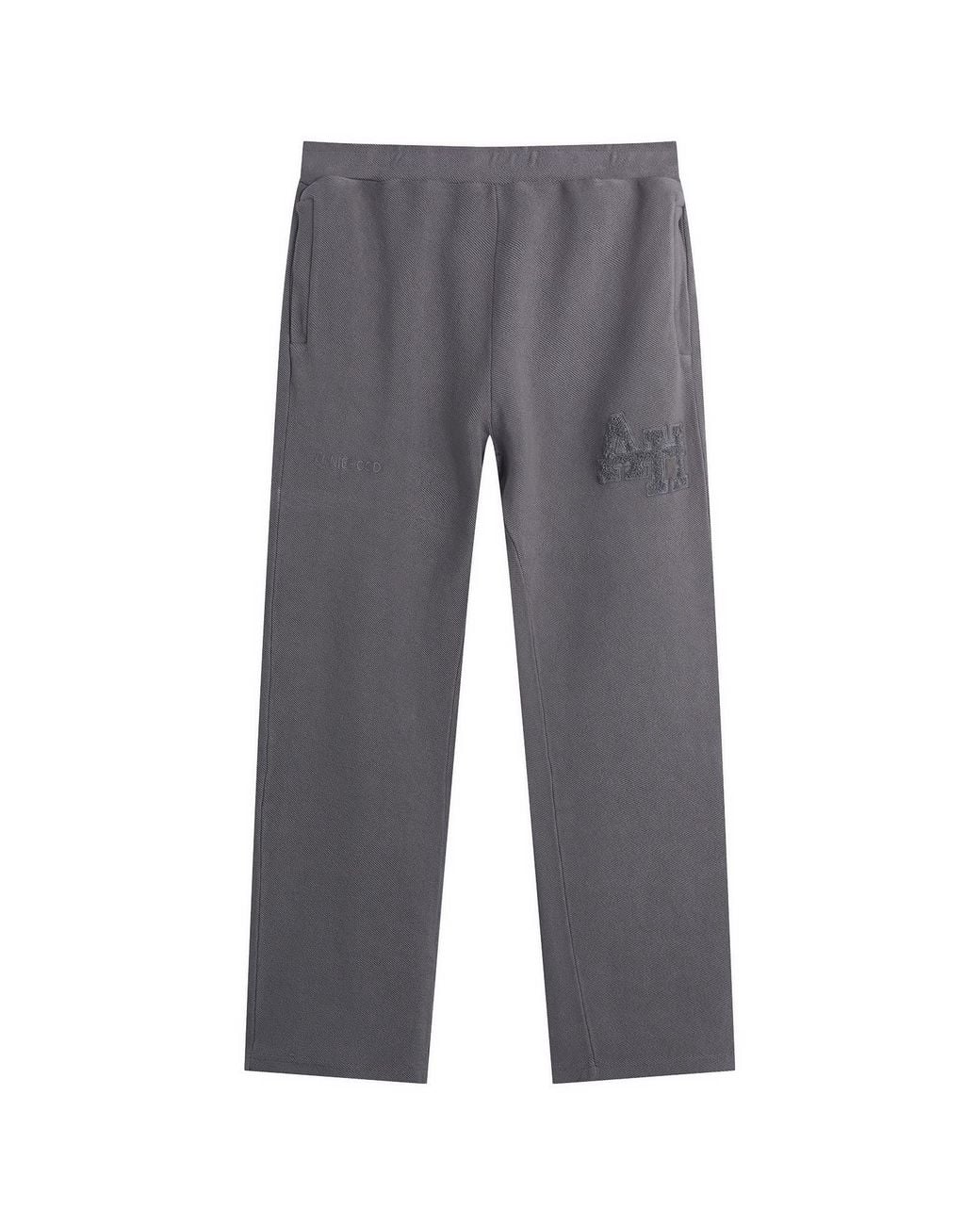 Annie Hood Gray Inside Out College Straight Joggers for men