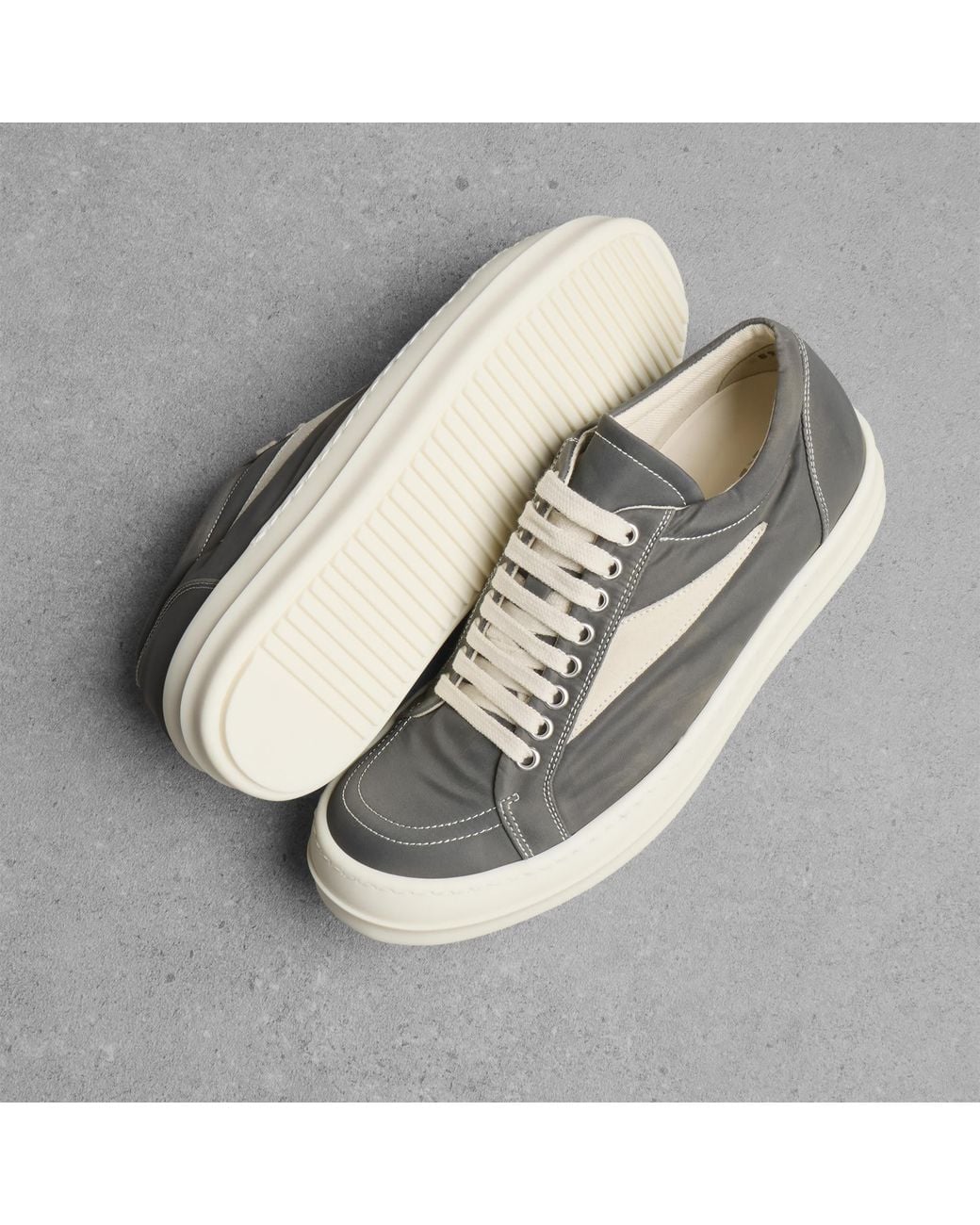 Rick Owens White Vintage Sneaks