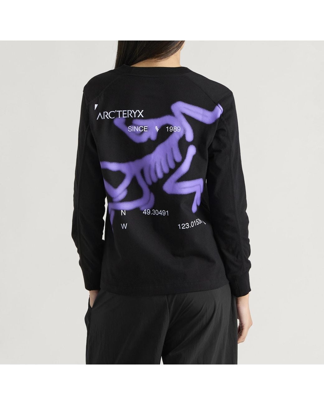 Arc'teryx Black Kragg Cotton Since 1989 Long Sleeve T-Shirt