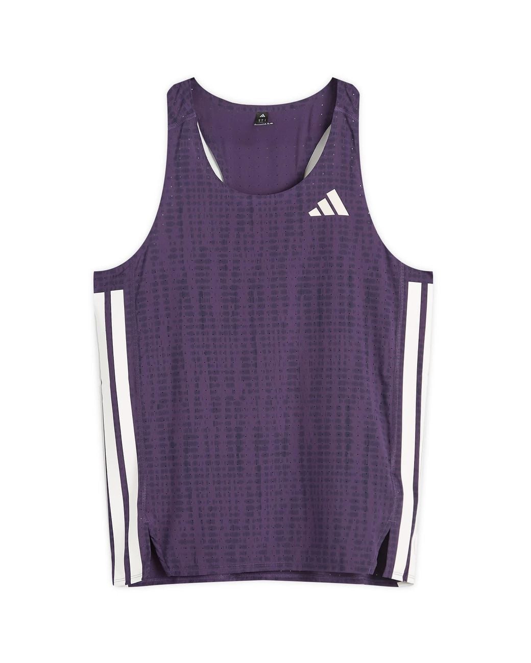 Adidas Originals Purple Adizero Running Tank Top