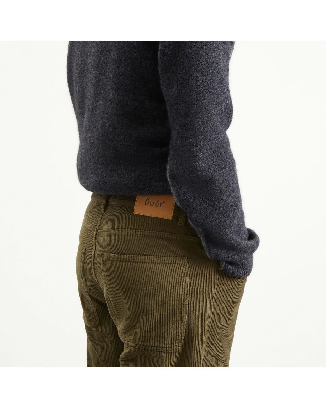 Forét Green Heath Corduroy Jeans for men