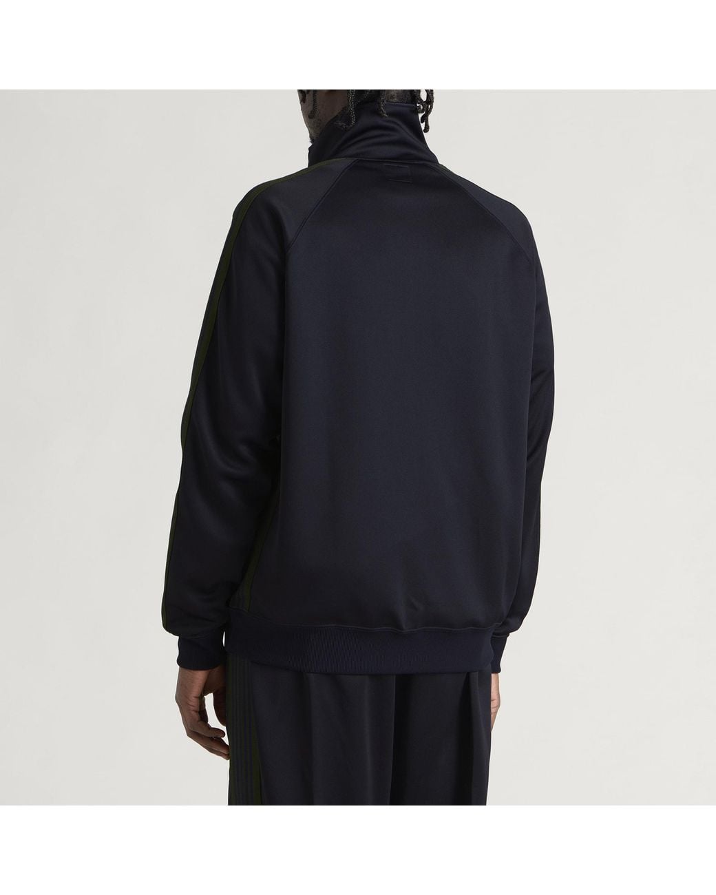 Needles Blue Poly Smooth Track Jacket for men