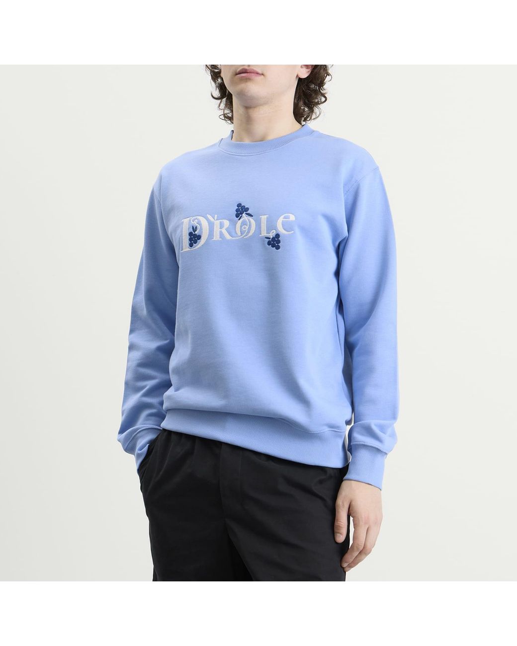 Drole de Monsieur Blue Drôle Heritage Sweatshirt for men