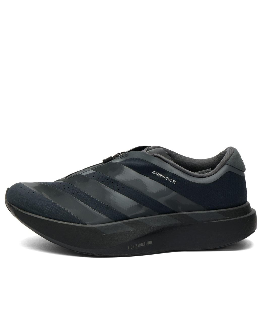 Adidas Black Adizero Evo Sl Zip-Up Sneaker