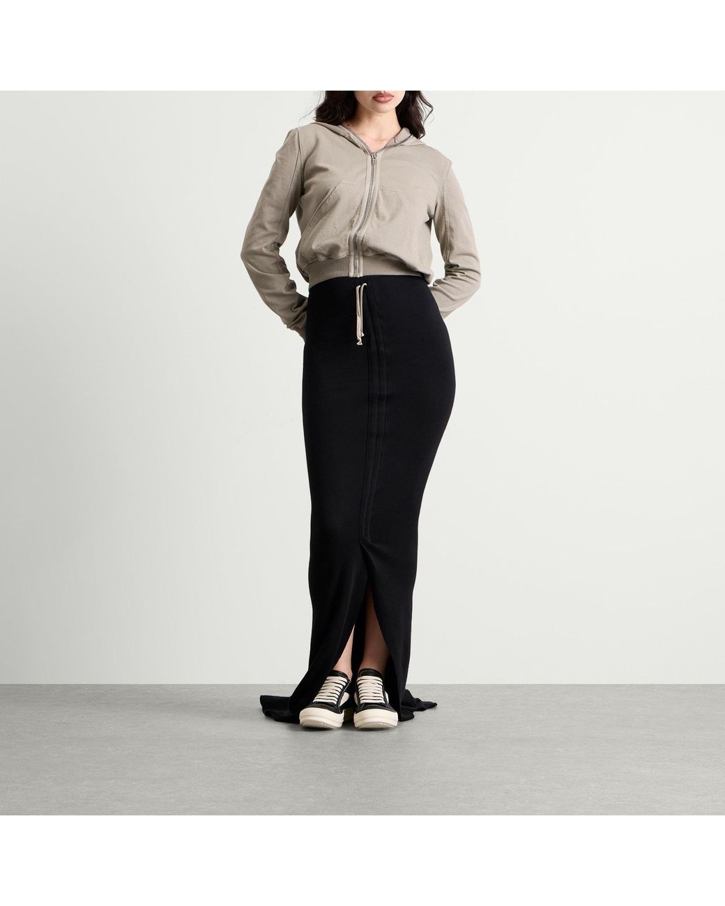 Rick Owens Brown Small Gimp Hoodie
