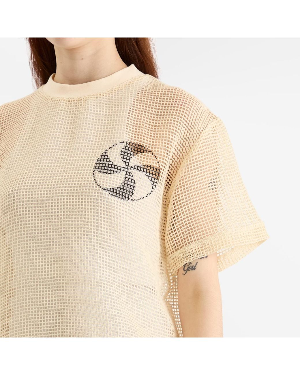 Heresy Natural Mesh T-Shirt