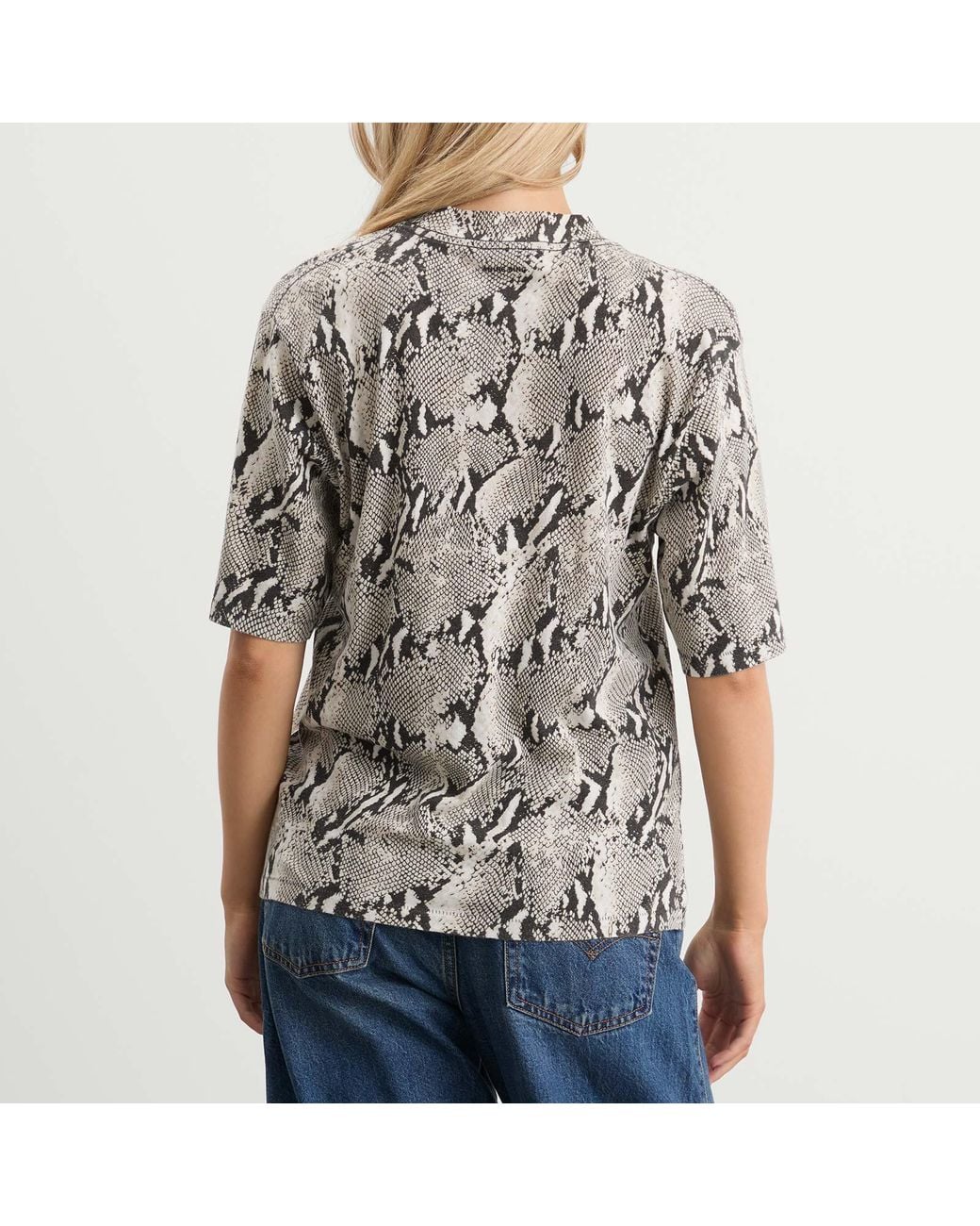Anine Bing Gray Avi T-Shirt
