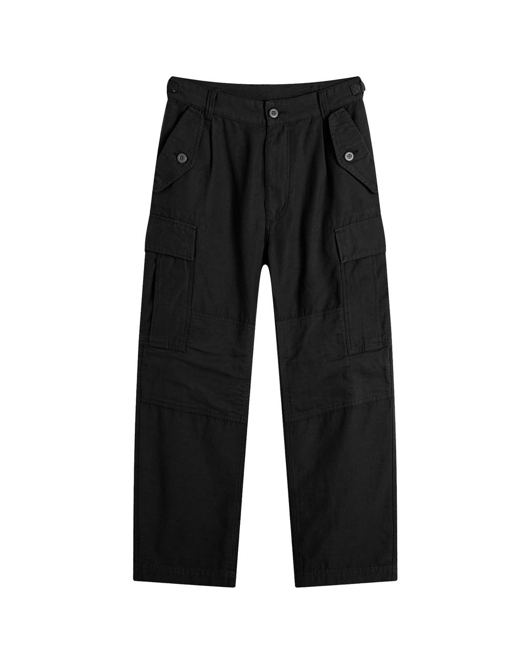 FRIZMWORKS Black Backsatin M65 Field Pants for men