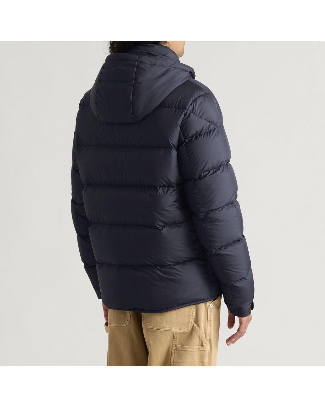 Moncler Blue Tygid Padded Jacket for men