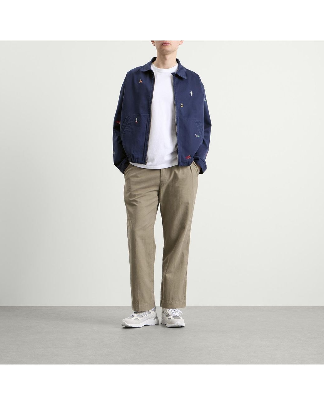 Polo Ralph Lauren Blue Flag Windbreaker Jacket for men