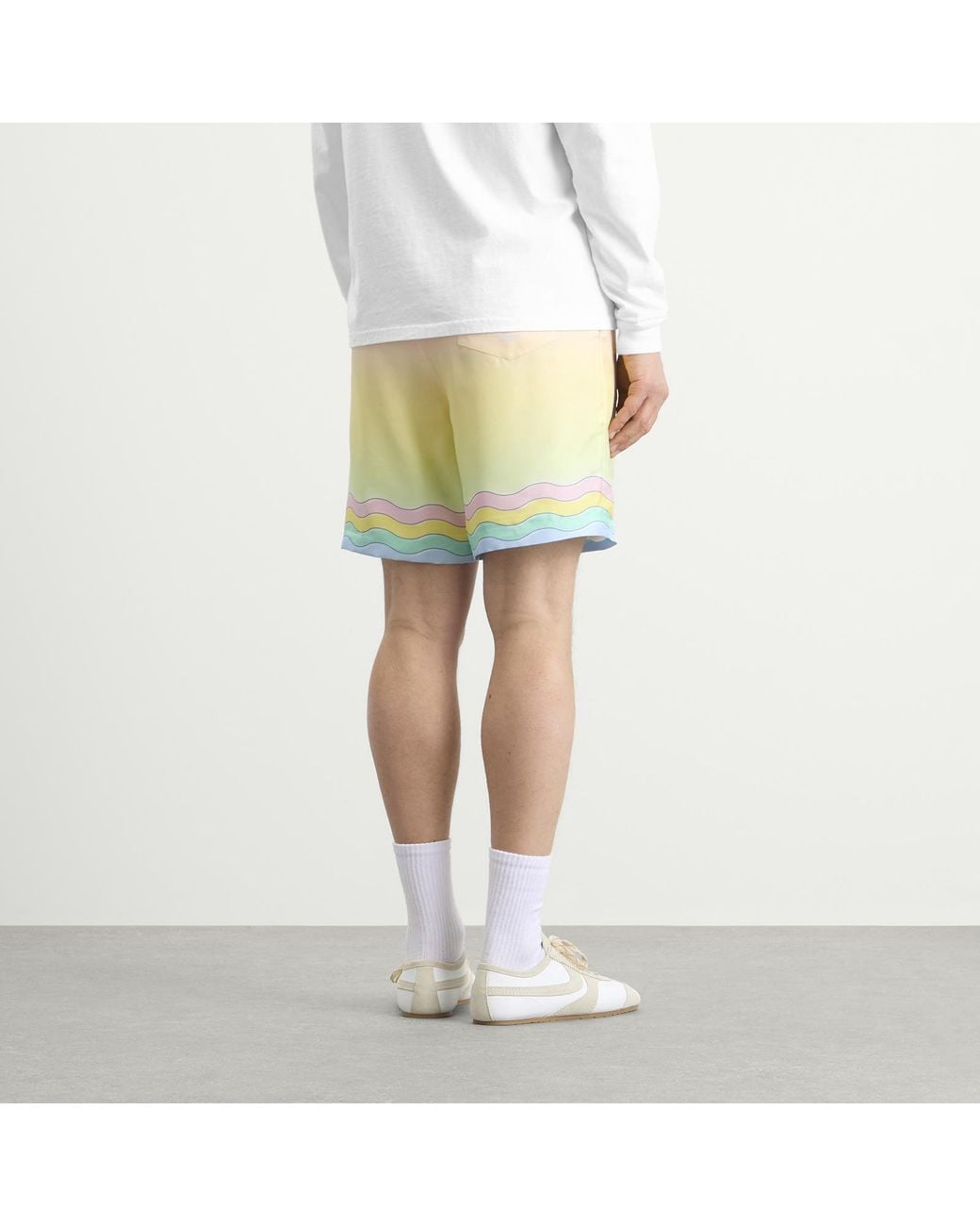 Casablanca Pink For The Love Of Dance Silk Shorts for men