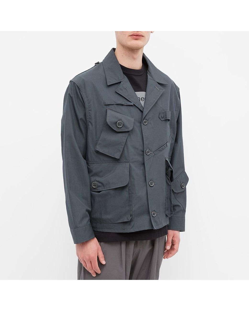 South2 West8 Tenkara Shirt Jacket in Grey for Men | Lyst UK