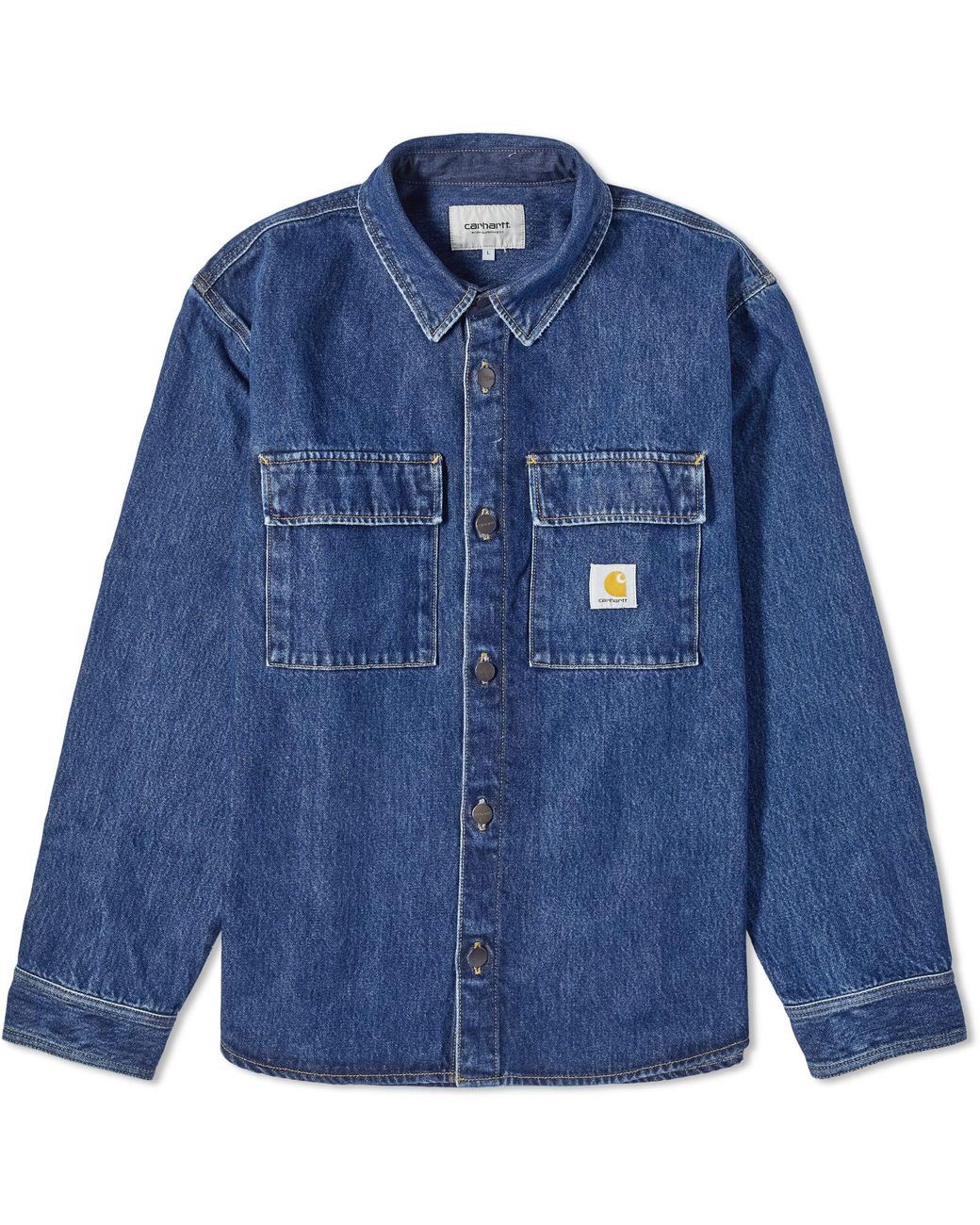 Carhartt denim deals barn coat