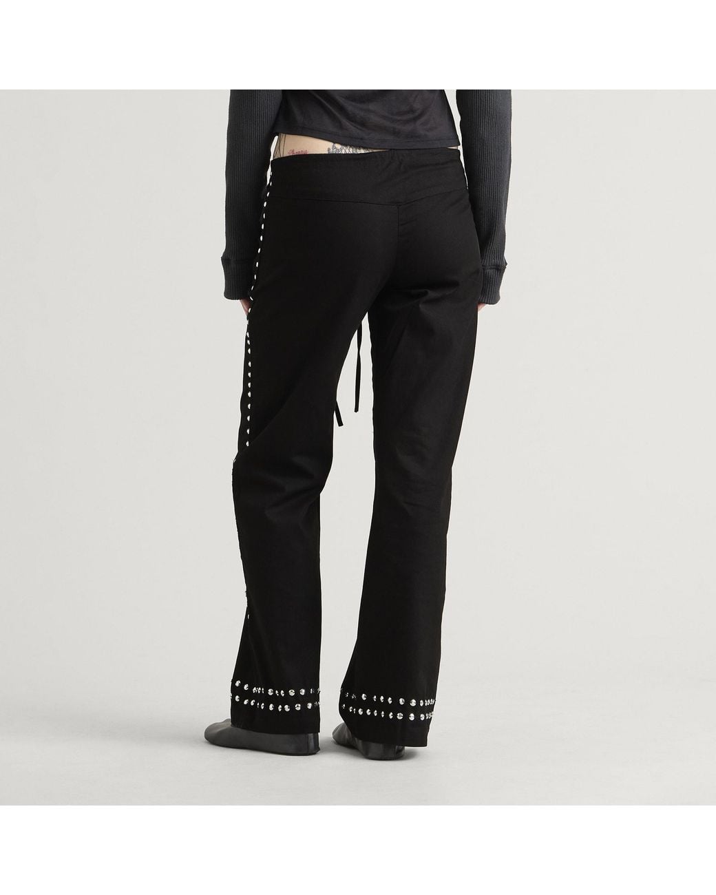 GIMAGUAS Black Delya Studded Trousers