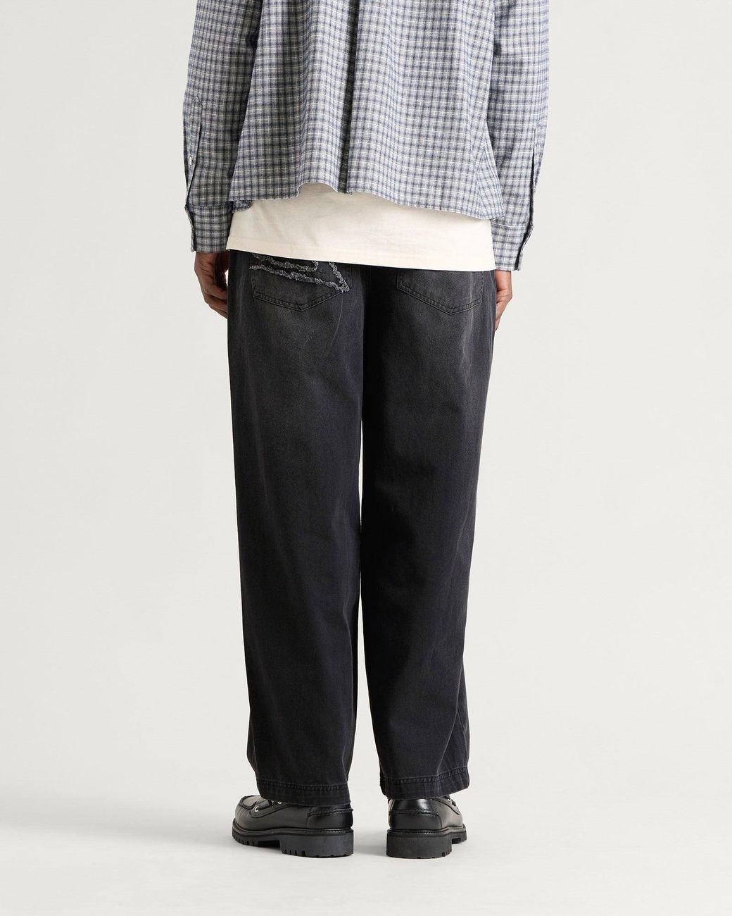 Umbro Black Washed Drill Pant for men