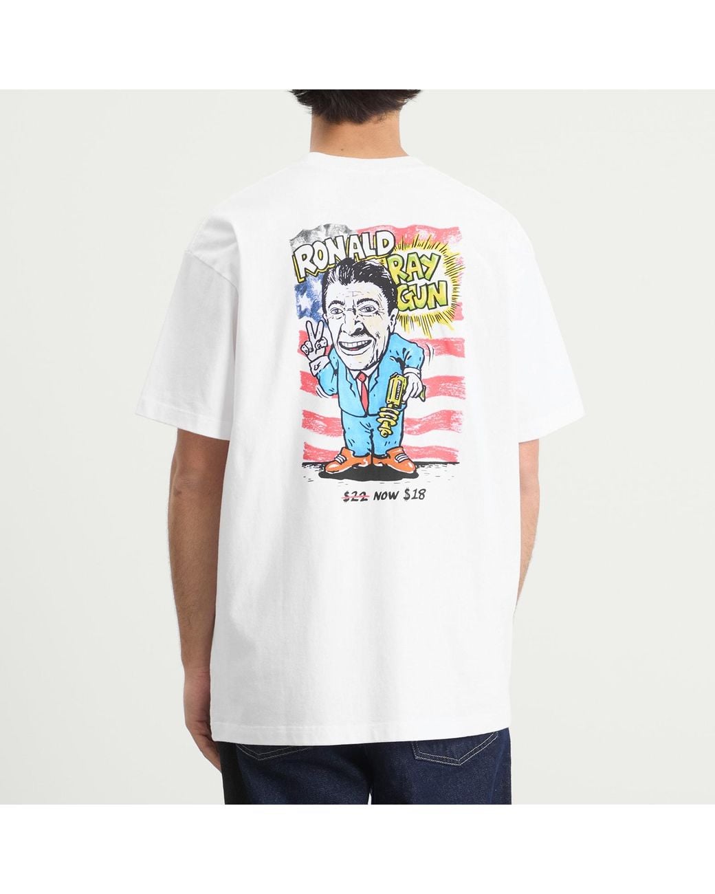 POLAR SKATE White Ray Gun T-Shirt for men