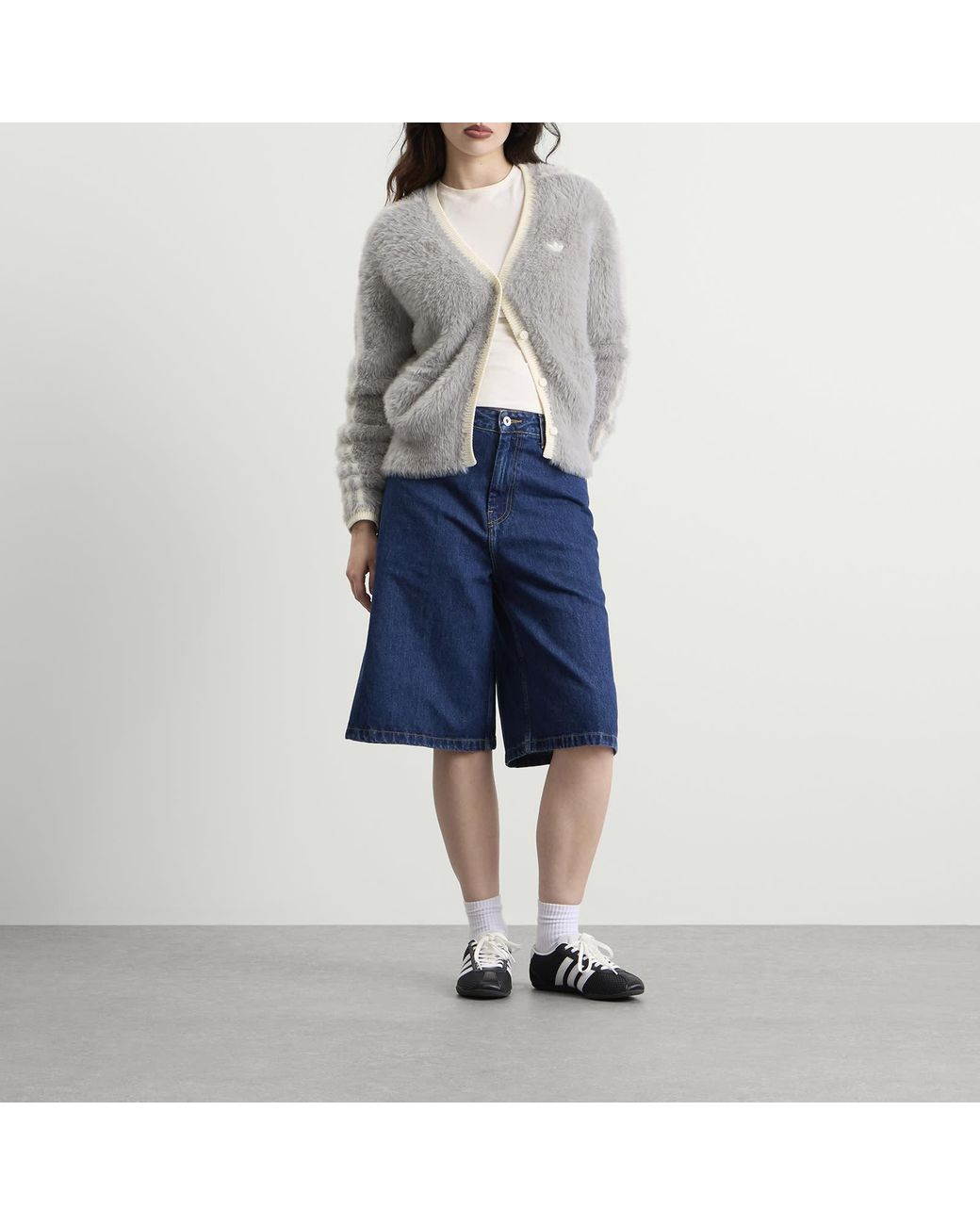 Adidas Gray X Clot Crafted Cardigan