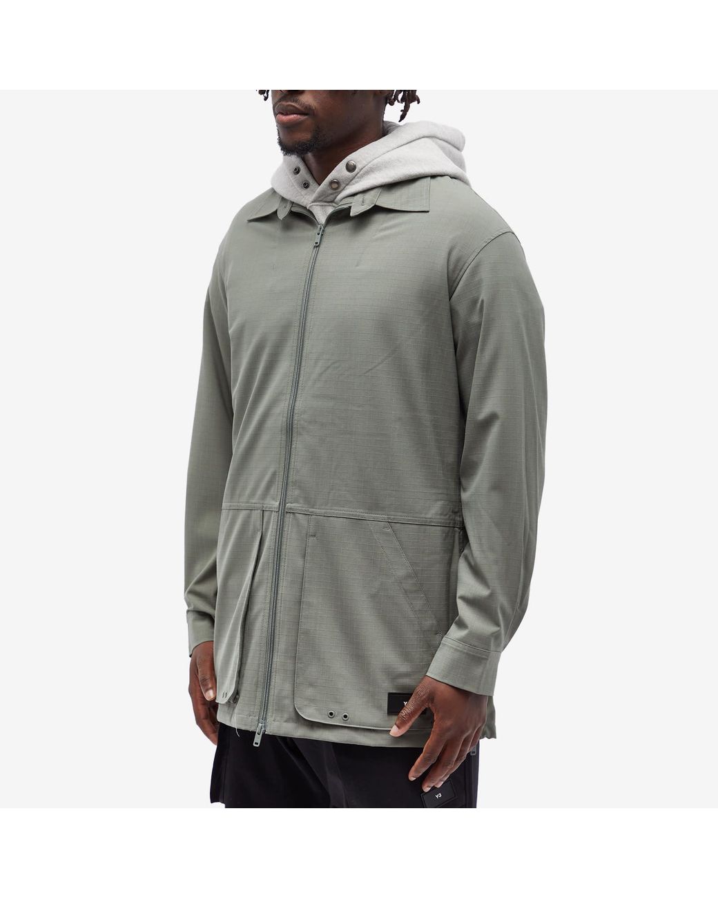 Y-3 Ripstop Overshirt in Green for Men | Lyst UK Y-3 Ripstop Overshirt in Green for Men | Lyst UK