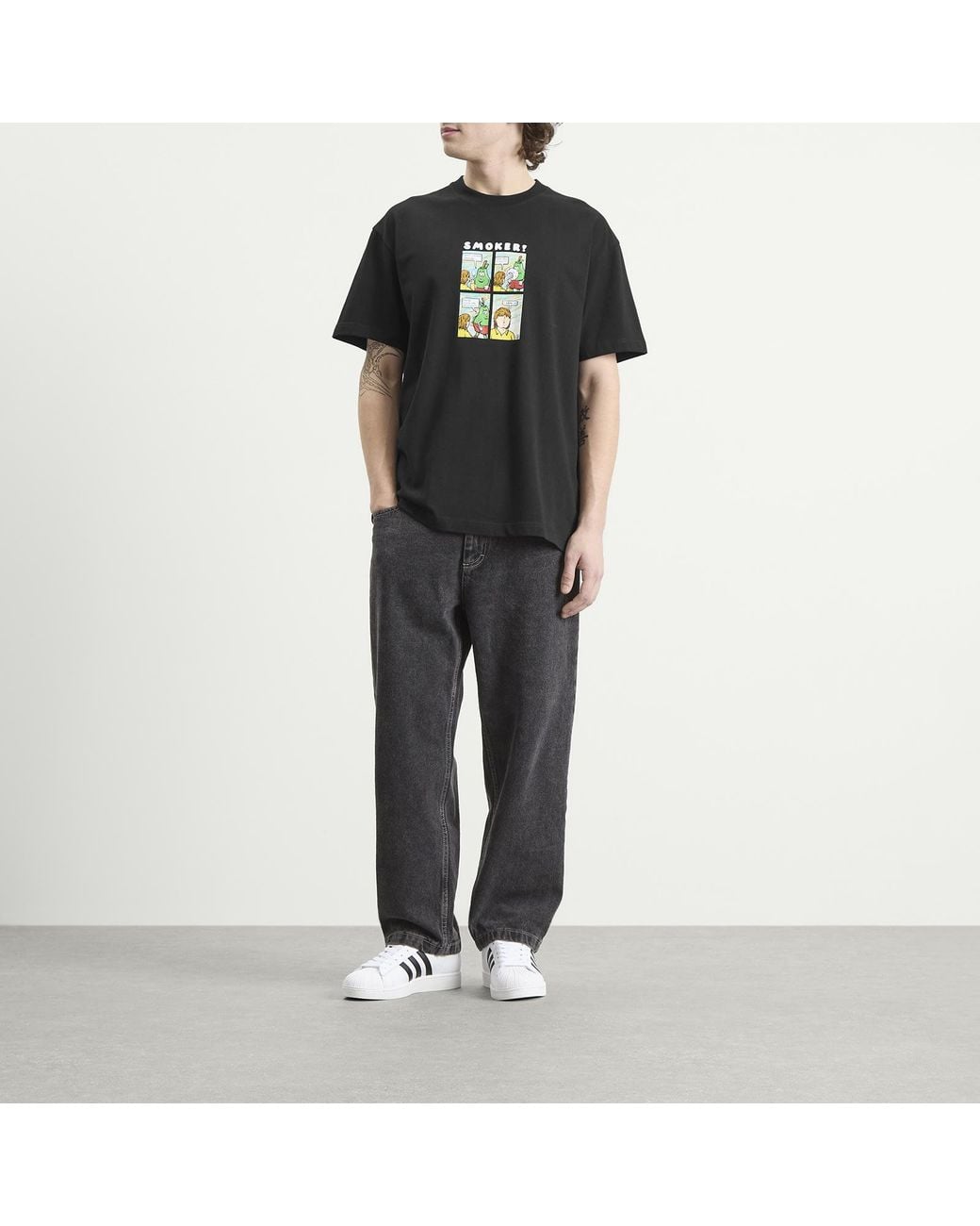 POLAR SKATE Black Smoker! T-Shirt for men