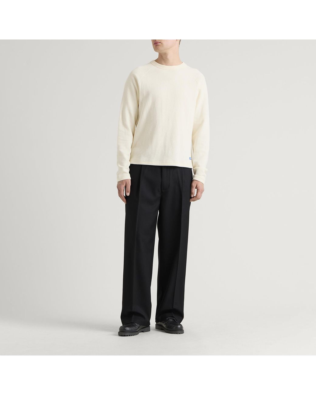 Larriet Black Onder Pleated Trousers for men