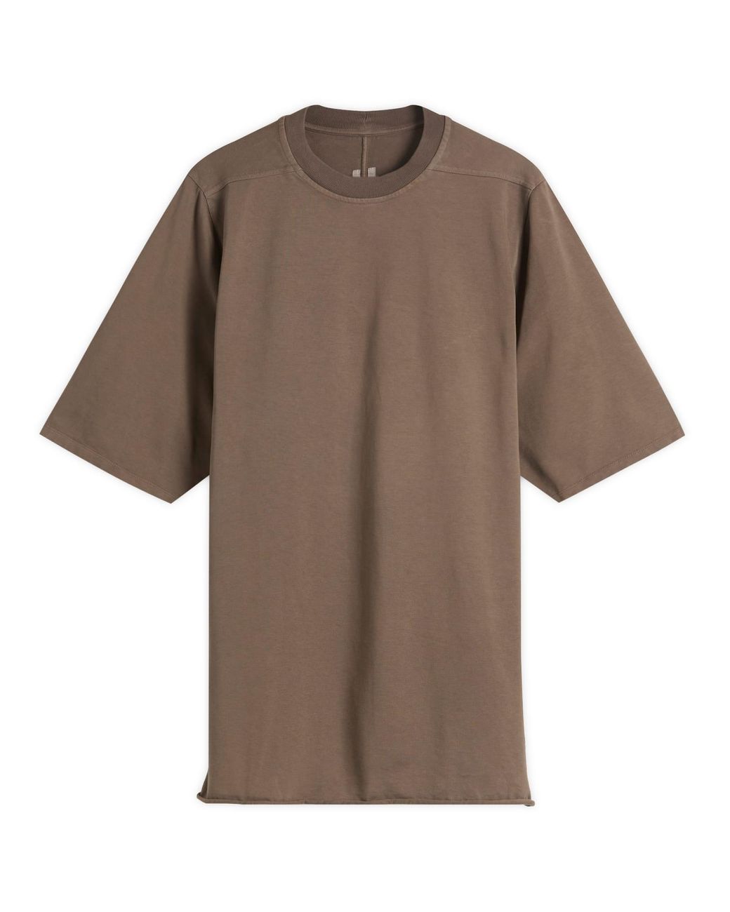 Rick Owens Brown Jumbo T-Shirt for men