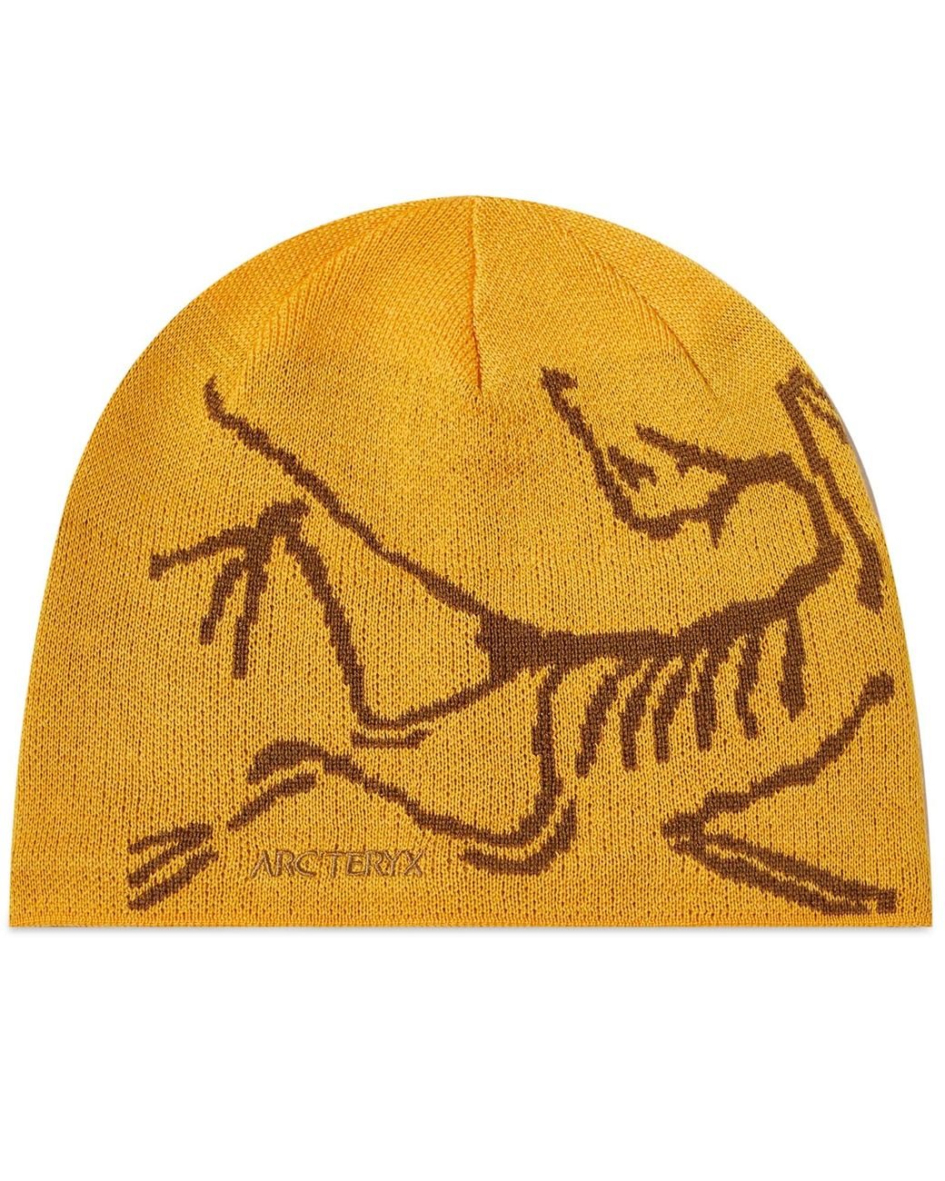 ARC'TERYX BIRD WORD TOQUE イエロー Arc´Teryx Bird Word Toque Brown/Yellow Beanies Arc'teryx