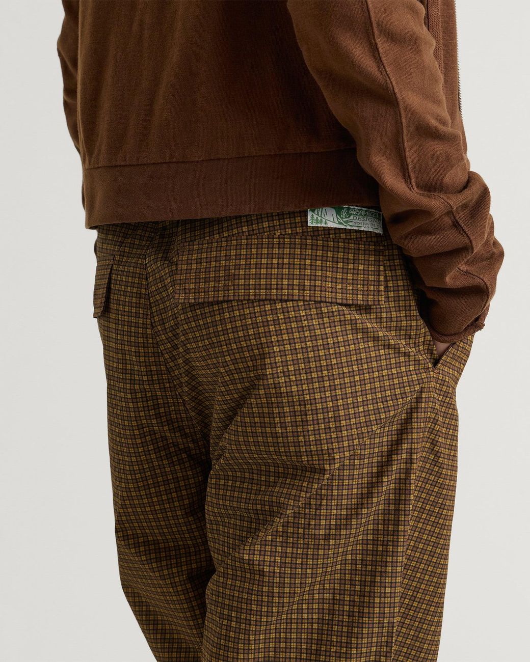 Mini Life Vest Gramicci Mini Check Nylon Pant in Natural | Lyst