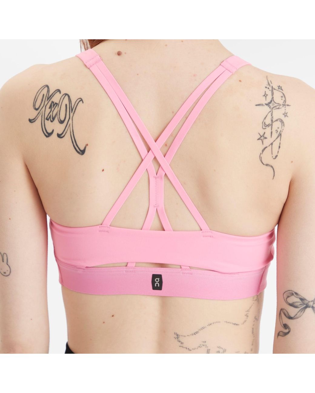 On Shoes Pink Studio Bra Top