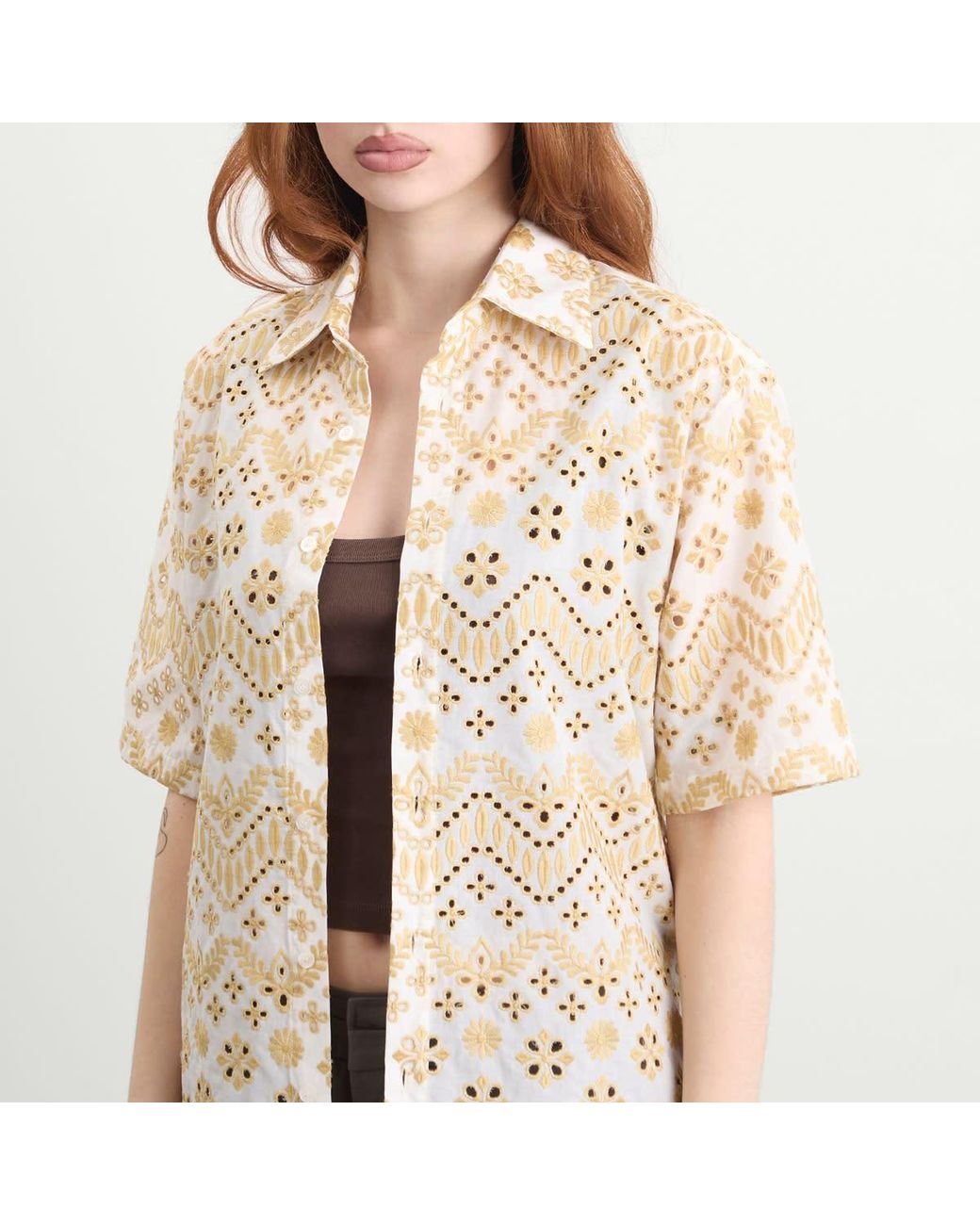 Ahluwalia Natural Kada Short Sleeve Shirt