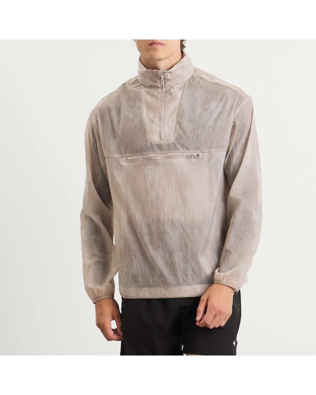 REPRESENT 247 Gray Overhead Training Jacket for men