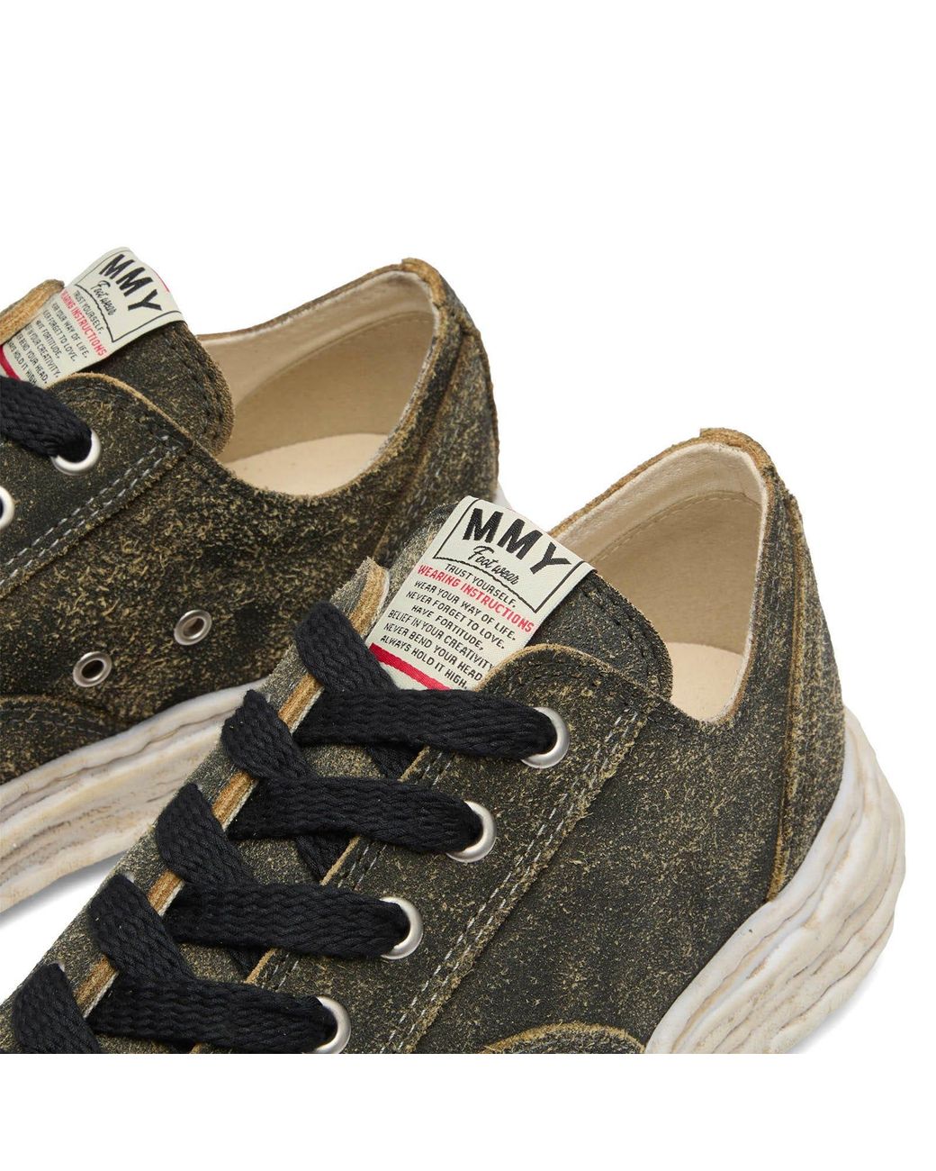 Maison Mihara Yasuhiro Brown Peterson 23 Vintage Suede Low-Top for men