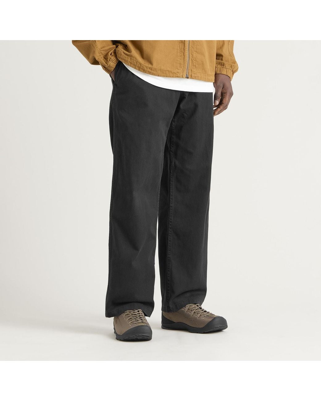 Gramicci Black Core Pant Straight Fit for men