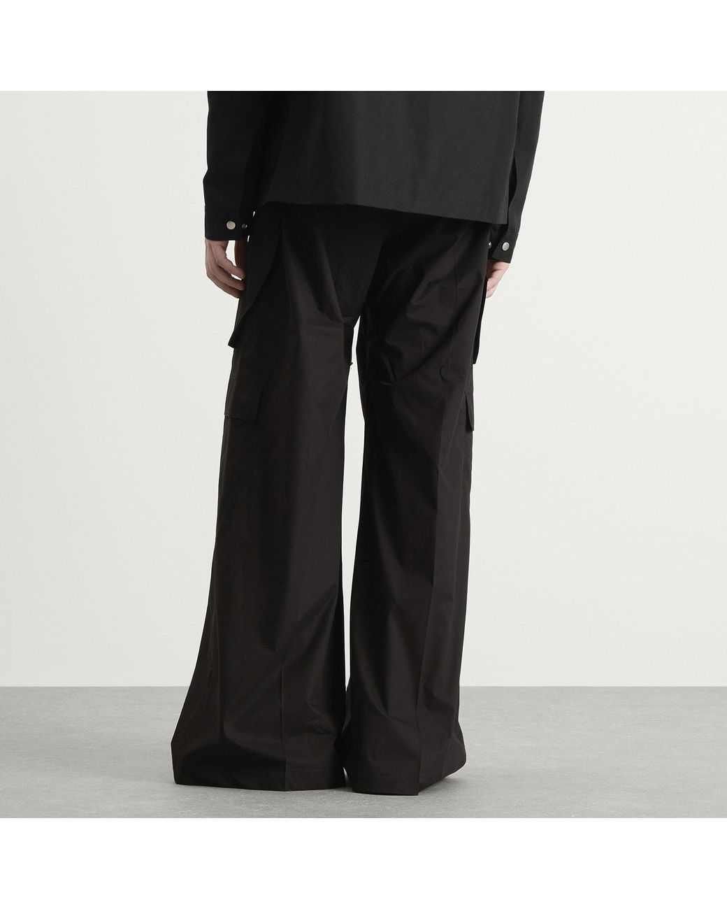 Rick Owens Black Cargobelas Cargo Trousers for men