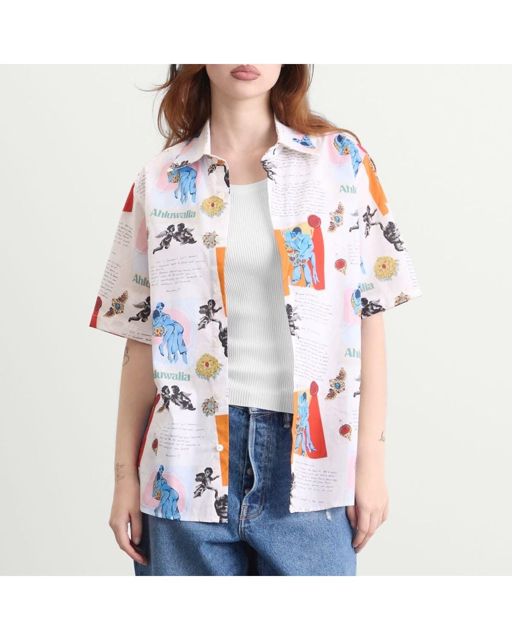 Ahluwalia Blue Kada Short Sleeve Shirt