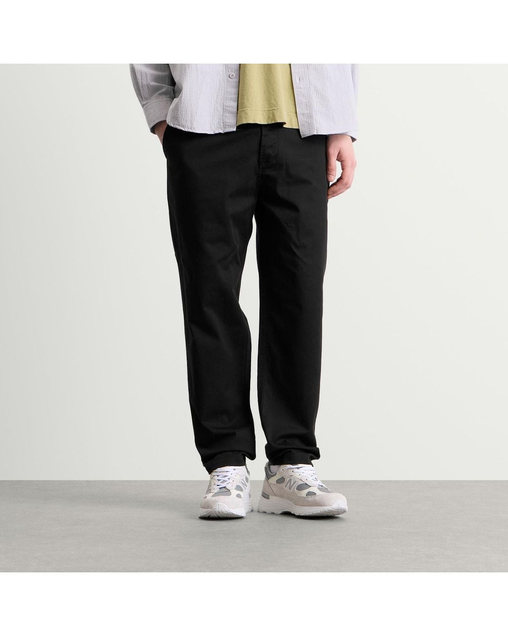 Universal Works Black Military Chino for men