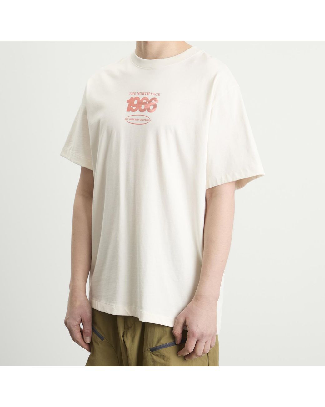 The North Face White Track Relaxed T-Shirt for men