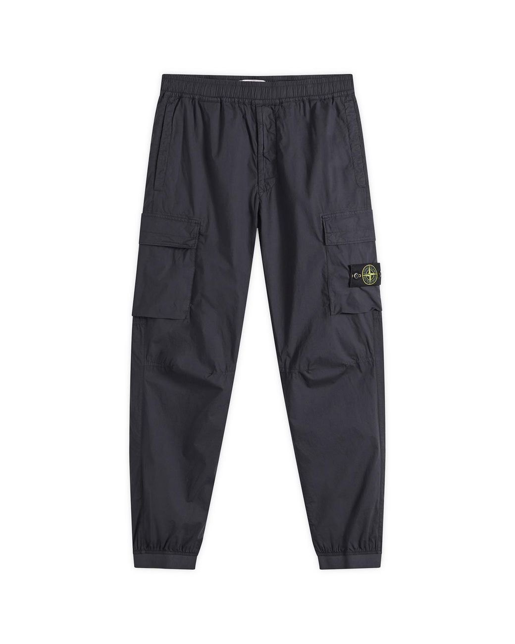 Stone Island Blue Paracadute Cargo Trousers for men