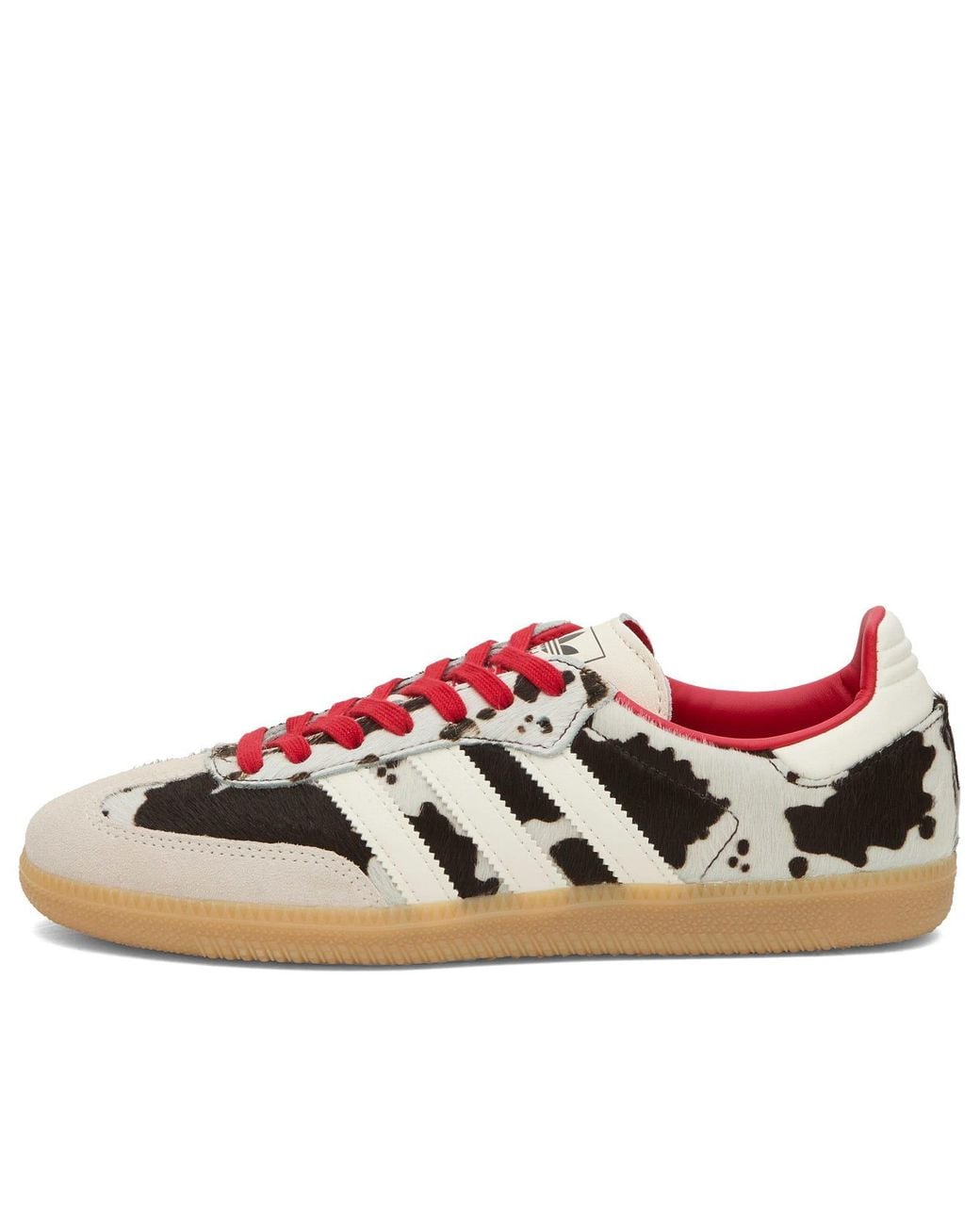Adidas Red Samba Og Cow Sneakers